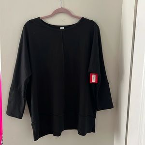 Spanx black crewneck